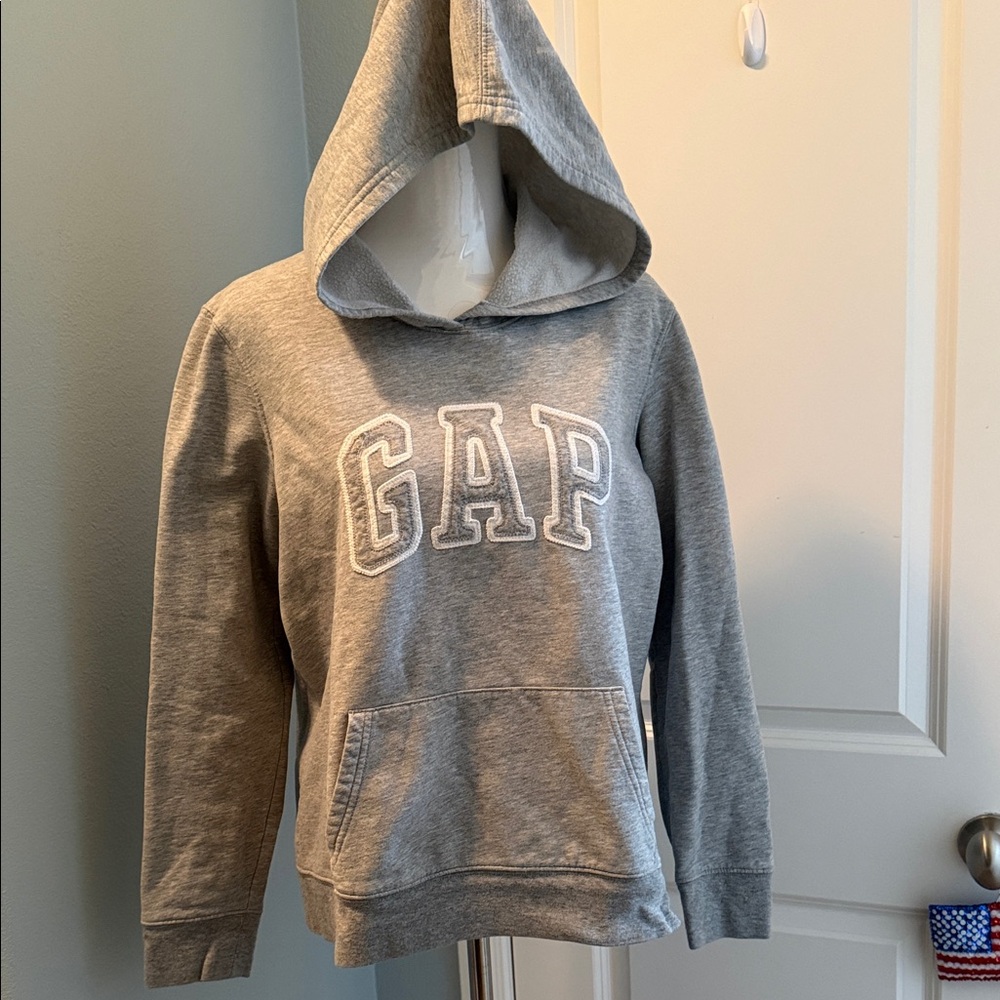 GAP Heather Gray Pullover Hoodie